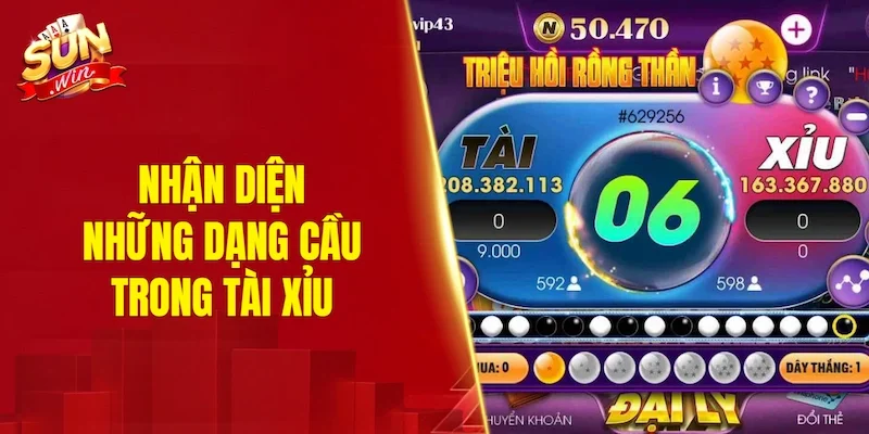 Nhận diện những dạng cầu thường xuất hiện trong tài xỉu